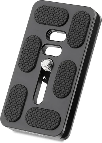 Leftfoto Placa de liberación rápida para cámara de 2.756 in, se adapta a Arca Swiss Standard Clamp Universal Metal Pequeño QR Trípode Cámara Cuerpo