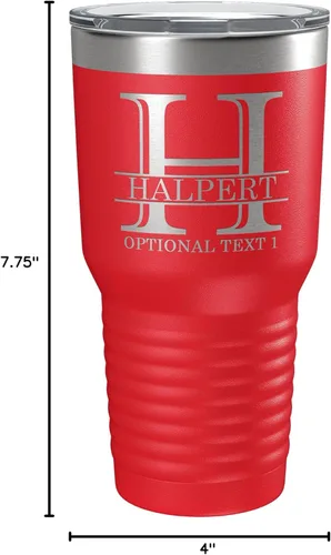 Miniatura 7 de Vaso personalizado de acero inoxidable aislado con tapa de 30 onzas (17 colores) con recubrimiento en polvo, grabado personalizado, idea de regalo