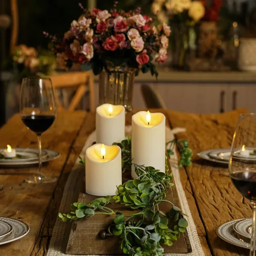 Miniatura 6 de Homemory - Velas recargables sin llama, velas LED, velas operadas por baterías con control remoto y temporizadores, impermeables para exteriores
