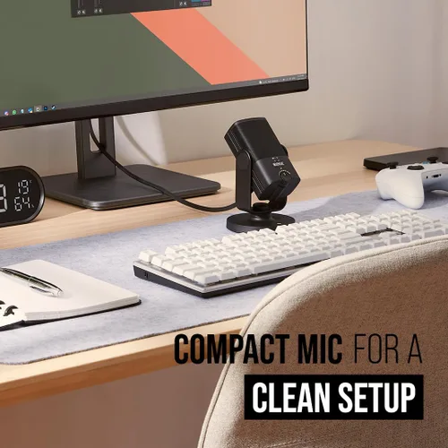 Miniatura 3 de RØDE NT-USB Mini Micrófono USB de condensador versátil de calidad de estudio con software gratuito para podcasting, streaming, juegos, producción