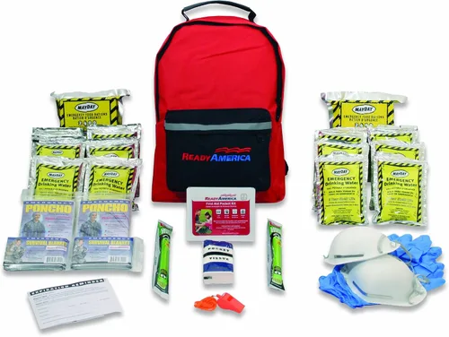 Miniatura 11 de Ready America 70185 kit de emergencia de gran calidad para 1 persona, mochila para 3 días