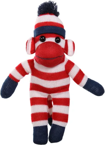 Miniatura 9 de Plushland Adorable Mono de Calcetines, El Original y Tradicional Juguete de Animal de Peluche Tejido a Mano - Regalo para Niños, Bebés, 16" púrpura