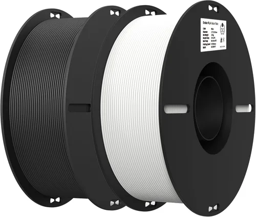Miniatura 57 de Creality Filamento PLA+ Negro 1.75mm, filamento para impresora 3D de alta resistencia y sin enredos, embalaje al vacío, filamento para impresión 3D