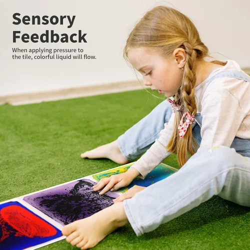 Miniatura 3 de Art3d Alfombrillas de agua sensoriales para bebés para niños autistas