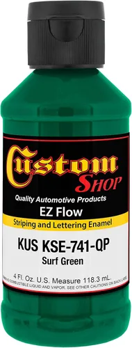 Miniatura 22 de Custom Shop KSE757-QP Triple Black - Pintura esmaltada EZ Flow a rayas y letras – 4 onzas Triple negro