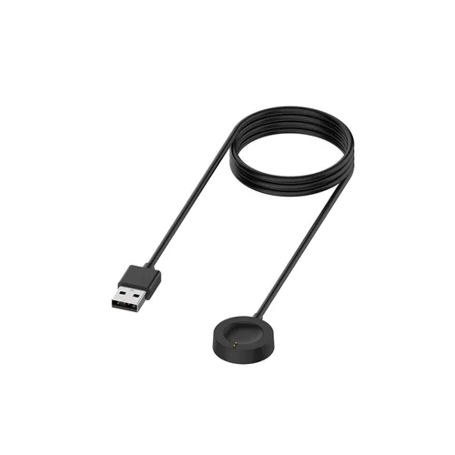 Miniatura 4 de RuenTech Cargador compatible con Fossil Gen 6, cargador magnético rápido, cable de carga de 3.3 pies para Fossil Gen 6 de 1.732 in/1.654 in (2 negro)