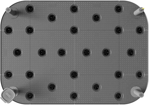 Miniatura 11 de Vego garden Suelo de riego automático de 2.0 x 5.0 pies para camas clásicas 4 en 1 de 17 pulgadas de alto