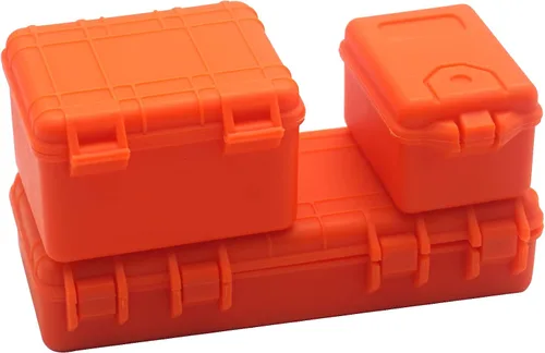 Miniatura 7 de ShareGoo - Funda de equipaje de simulación de automóvil a control remoto, fundas de equipo de seguridad, almacenamiento compatible con Traxxas TRX-4