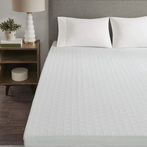 Miniatura 7 de Sleep Philosophy - Protector de colchón de espuma viscoelástica con gel, apto para todas las estaciones, lujoso e hipoalergénico
