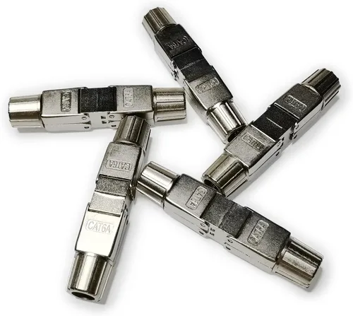 Miniatura 12 de Caja de conexiones Ethernet, conector de empalme a tope de cable de red CAT6A/CAT6E/CAT6/CAT5E/CAT5E/CAT5, terminal de tipo perforado blindado sin