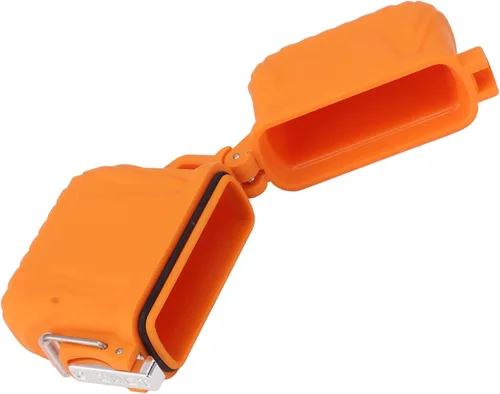 Miniatura 5 de TOPINCN Funda para encendedor de antorcha, resistente funda portátil IP56 impermeable para acampar al aire libre (naranja)