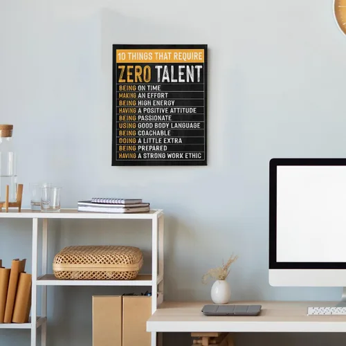 Miniatura 3 de BIWSHA Decoración de oficina, decoración de pared motivacional para oficina, citas inspiradoras, arte de pared para hombres y mujeres, pinturas