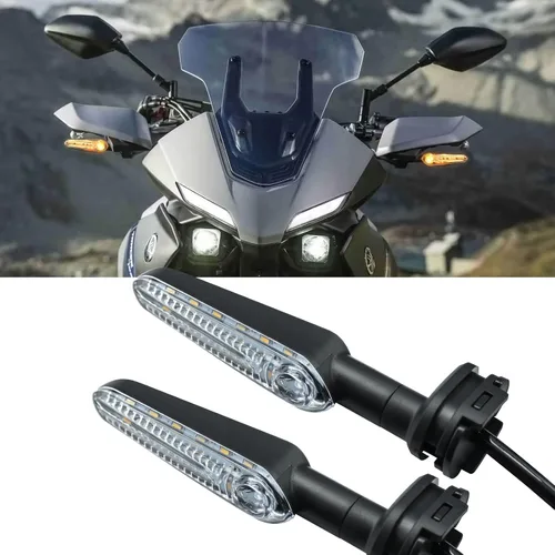 Miniatura 7 de 2 piezas de luces de señal de giro LED de reemplazo para YAMAHA MT07 Tracer 700 XJ6 FZ6 MT09 900 MT10 YZF R1 R3 R6 R6S FZ6 FZ1 FZ Fazer FZ6R FZ07
