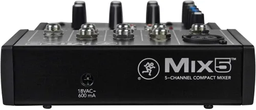 Miniatura 3 de Mezclador compacto de 5 canales Mackie Mix5, negro
