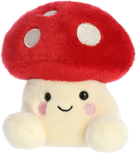 Miniatura 6 de Aurora Adorable Palm Pals Amanita Mushroom - Divertido peluche coleccionable para coleccionistas de niños y adultos, perfecto para decorar