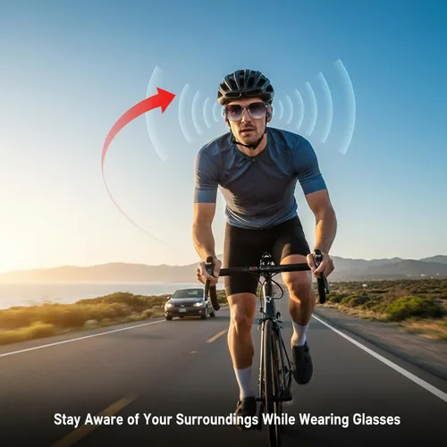 Miniatura 6 de Gafas inteligentes para hombres y mujeres, anteojos Bluetooth con micrófono y altavoces, gafas de audio de carga rápida compatibles con asistente