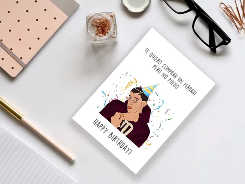 Miniatura 4 de Tarjeta de cumpleaños humorística de Bad Bunny, tarjeta de felicitación de cumpleaños traviesa, preciosa tarjeta de feliz cumpleaños para él y ella