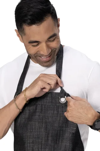 Miniatura 5 de Chef Works Delantal con pechera unisex Corvallis
