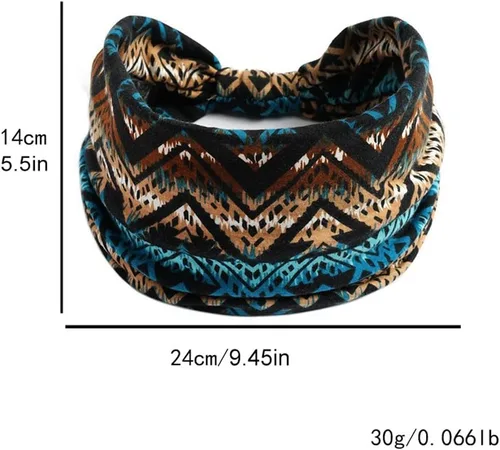 Miniatura 85 de K-Elewon Paquete de 3 diademas elásticas anchas para mujer, bandas para el cabello para yoga, deportes