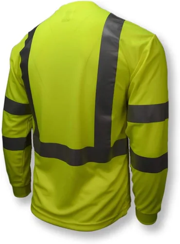 Miniatura 2 de Radians ST21-3PGS-2X Clase 3 Camiseta de seguridad de manga larga Max-Dri con malla transpirable, 2X-Grande, Verde