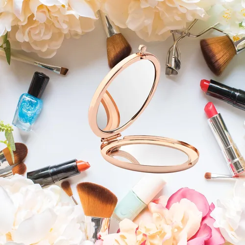 Miniatura 6 de MYOSPARK Regalos para nuera para mi nuera Espejo de maquillaje compacto para boda para novia para ser regalo de suegra (espejo de hijas)