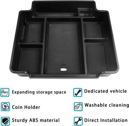 Miniatura 7 de EDBETOS Bandeja organizadora de consola central de tamaño completo compatible con Chevy Tahoe/Suburban 2021-2025 y GMC Yukon 2021-2024, compatible