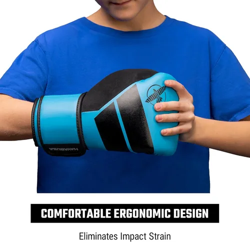 Miniatura 5 de Guantes de boxeo Hayabusa S4 para niños y niñas Azul