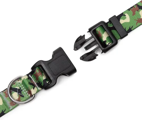 Miniatura 125 de Mercano Collar ajustable para perro, patrones de diseño especial, nailon suave, cómodo y resistente, collar para mascotas para perros pequeños