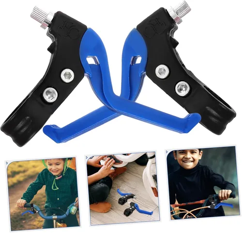 Miniatura 6 de BESPORTBLE Par de manillas de freno de bicicleta para niños y niñas, palanca de repuesto para niños y niñas, fácil de usar