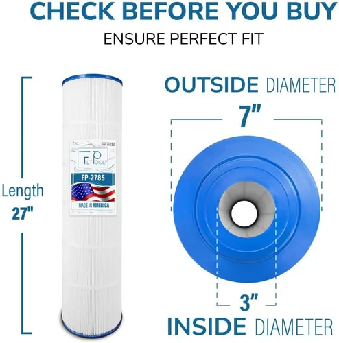 Miniatura 4 de FP-2785 - Cartucho de filtro de piscina paquete de 4 para Jandy CL340 Sustituye a R0554500 Filtración eficiente, fácil ajuste Filtpool