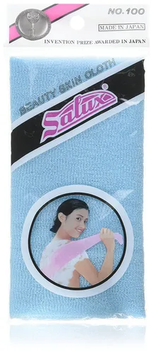 Paño/toalla azul para lavar la piel de nailon, belleza japonesa, de Salux (3 unidades)