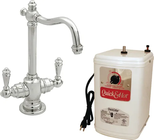 Miniatura 17 de Westbrass DT1F205-62 Victorian 9 pulgadas Grifo instantáneo caliente y frío con sistema de tanque digital HotMaster DigiHot Dispensador de agua
