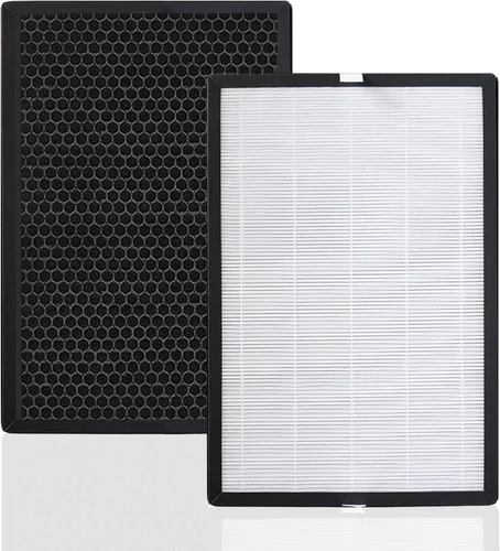 Paquete de 2 filtros de repuesto EPI-186 True HEPA, compatible con el purificador de aire COLZER EPI-186 H13 HEPA carbón activado 2 en 1 4 etapas de