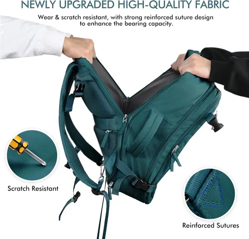Miniatura 9 de Beraliy Mochila de viaje para mujer como artículo personal, bolsa de viaje aprobada por vuelo, mochila de transporte, mochila para laptop de 17.3