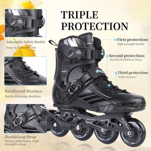 Miniatura 2 de Patines en línea, patines de alto rendimiento con forro lavable para hombres, mujeres, adultos principiantes