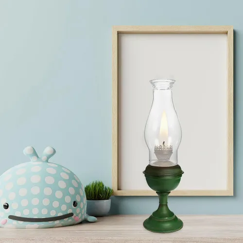Miniatura 7 de OSALADI Lámpara de aceite de repuesto para chimenea, pantalla de cristal transparente de 3.22 pulgadas, lámpara de queroseno, globo a prueba