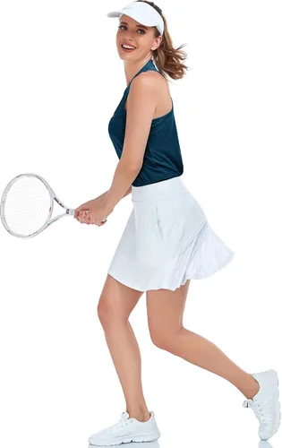 Miniatura 7 de Womens Sleeveless Golf Polo Shirt Dry Fit Racerback Golf Tank Tops Ladies Slim Fit Tennis Apparel Mositure Wicking