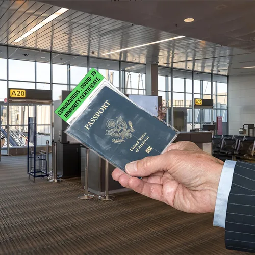 Miniatura 5 de Protector transparente para pasaporte, cubierta de plástico impermeable para pasaporte, protector de identificación de vinilo para documentos