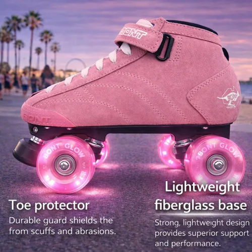 Miniatura 4 de Bont Patines Prostar Suede Profesionales Patines con Ruedas Led Brillantes - Interior y Exterior - Patines de ruedas - Patines de ruedas