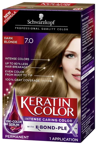 Miniatura 16 de Schwarzkopf Keratin Color - Tinte permanente para el cabello, 10.1 rubio ceniza extraclaro, 1 aplicación - Tinte permanente para el cabello