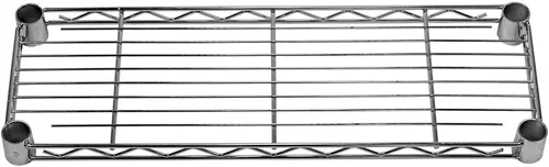 Miniatura 3 de Shelving Inc. Estantería de alambre cromado de 8 pulgadas de profundidad x 24 pulgadas de ancho con estantes de 3 niveles, capacidad de peso de 800