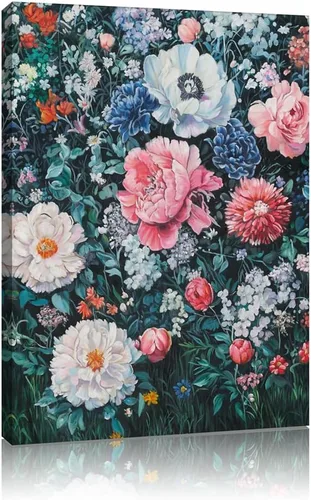 Miniatura 18 de Lienzo enmarcado vintage para pared, diseño de conejo, conejo, póster para decoración del hogar y Pascua, 13.5 x 13.5 pulgadas Granero rústico