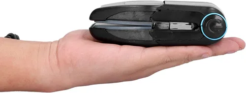 Miniatura 7 de Yosoo Mini plancha eléctrica antideslizante antiadherente de doble capa portátil mini cuello alto plancha eléctrica para viajes familiares US