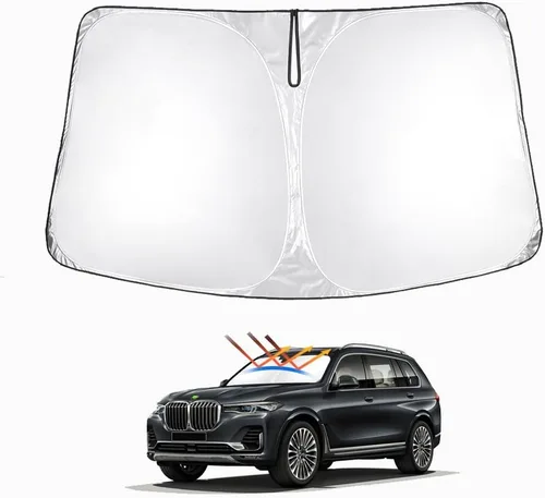 Miniatura 86 de T TGBROS Parasol para parabrisas para Honda Civic 2022-2025 2026, parasol grueso con bloqueo UV y opaca, para privacidad, plegables, 8 accesorios