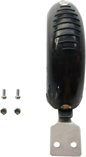 Piezas de freno de guardabarros de rueda trasera para 2-3 ruedas Kick Scooter Upgrade Metal trasero Fender Brake Assembly (Modelo 1 negro)