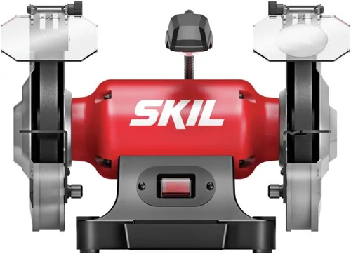 Miniatura 8 de SKIL Amoladora de banco de 3.0 amperios y 8 pulgadas con bandeja de refrigeración de agua incorporada y luz de trabajo LED - BI9502-00