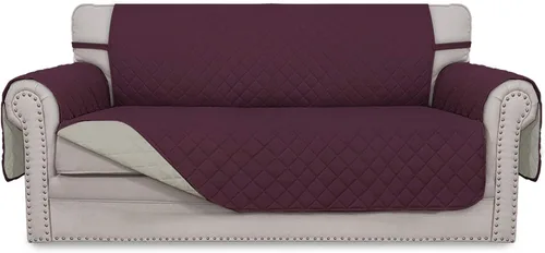 Miniatura 117 de Easy-Going - Funda para sofá, futón y sillón sin reposabrazos, reversible, resistente al agua, para mascotas y niños (azul oscuro/azul claro)