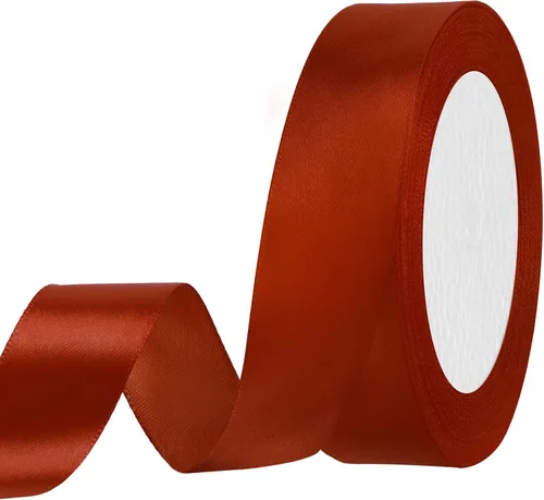 Miniatura 64 de SHOWIN - Cinta de satén morada de doble cara de 1 1/2 pulgadas x 50 yardas continuas para envoltura de regalos, decoración de boda y ramos florales