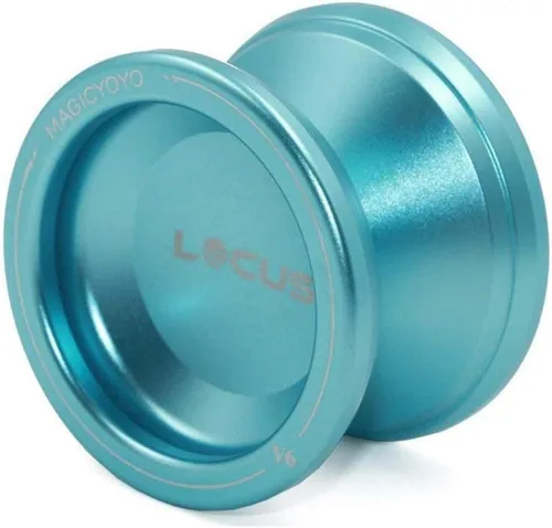 MAGICYOYO Locus V6 Yoyo - YoYo sensible de aluminio - Ideal para principiantes (azul claro)