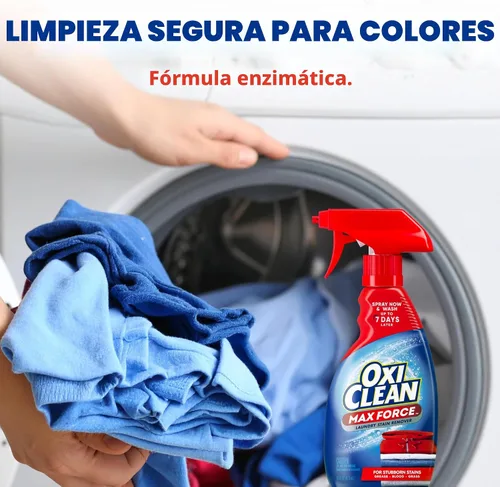 Miniatura 9 de OxiClean Max Force - Spray quitamanchas para lavandería, artículos esenciales para recién nacidos y bebés, tratamiento de manchas para viajes